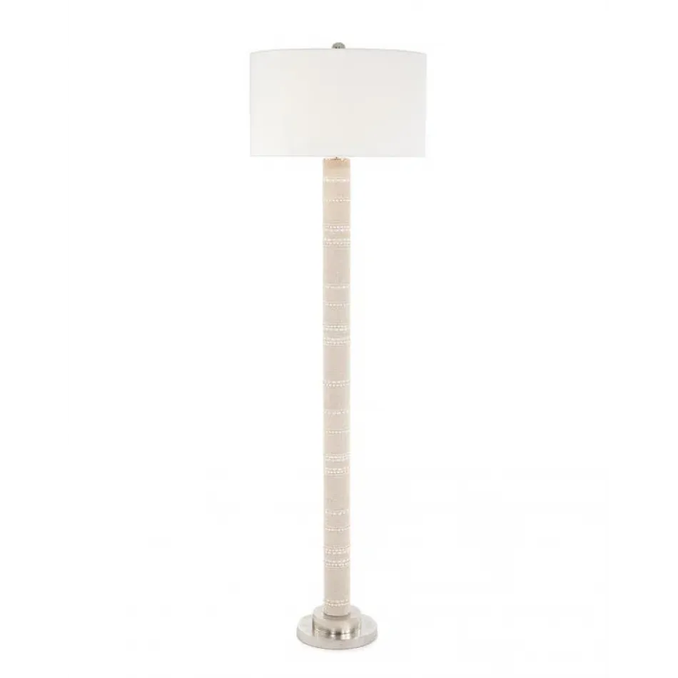 Hand-Beaded Floor Lamp