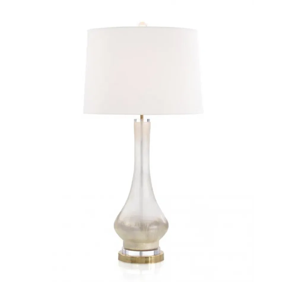 Luminescent White Table Lamp