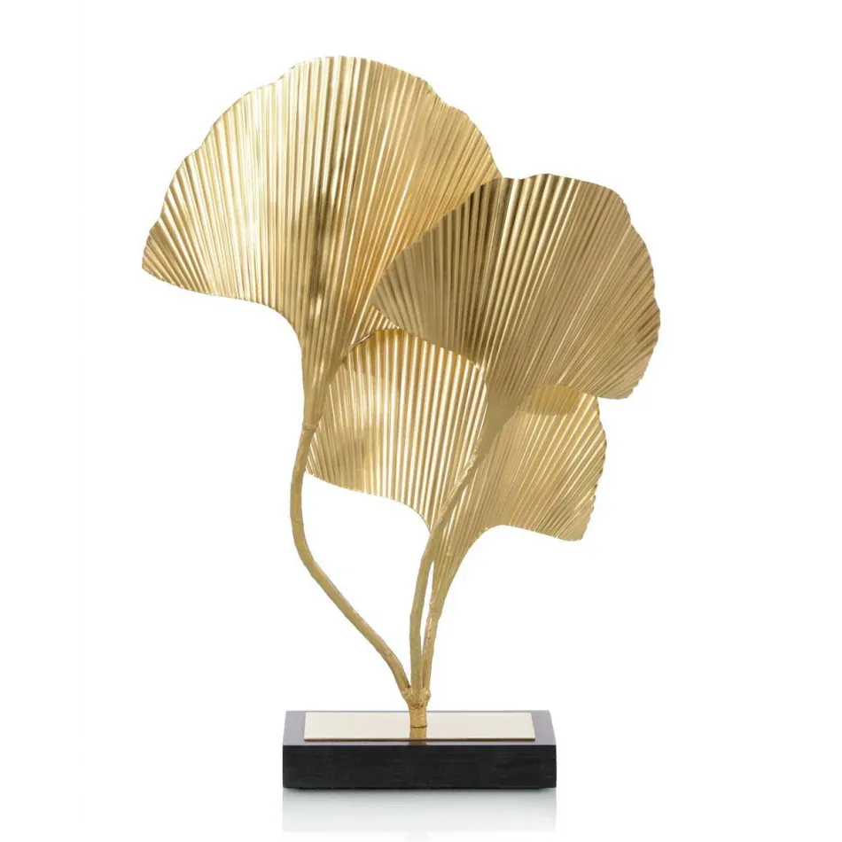 Shadows of the Ginkgo Leaf Torchiere Lamp