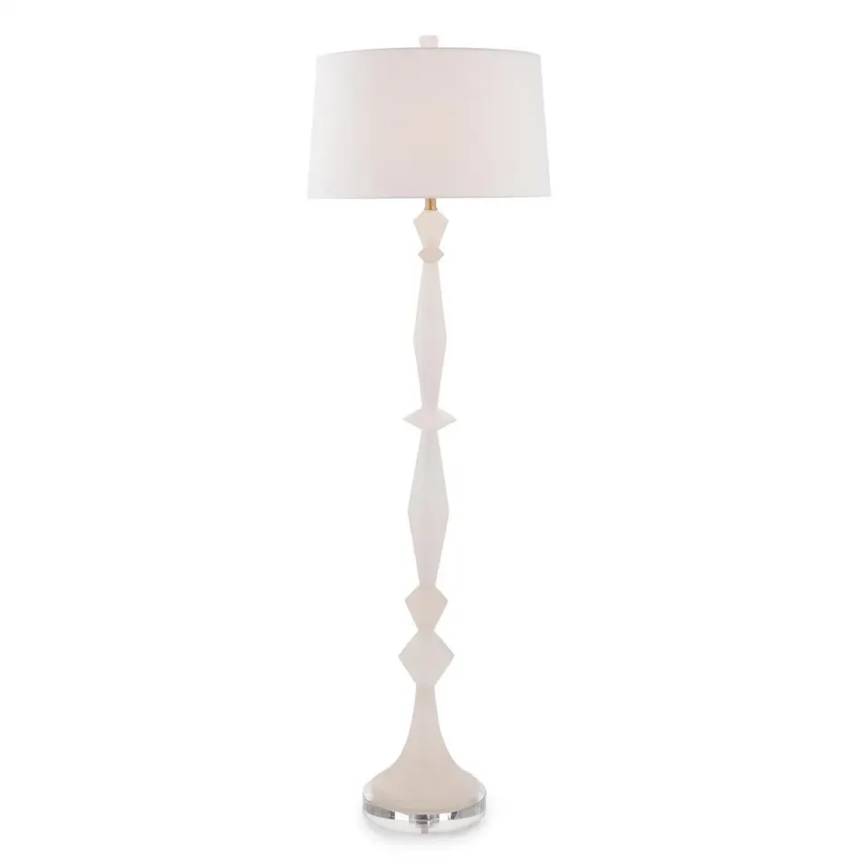 Alabaster Floor Lamp 72"H X 20"W X 22"D