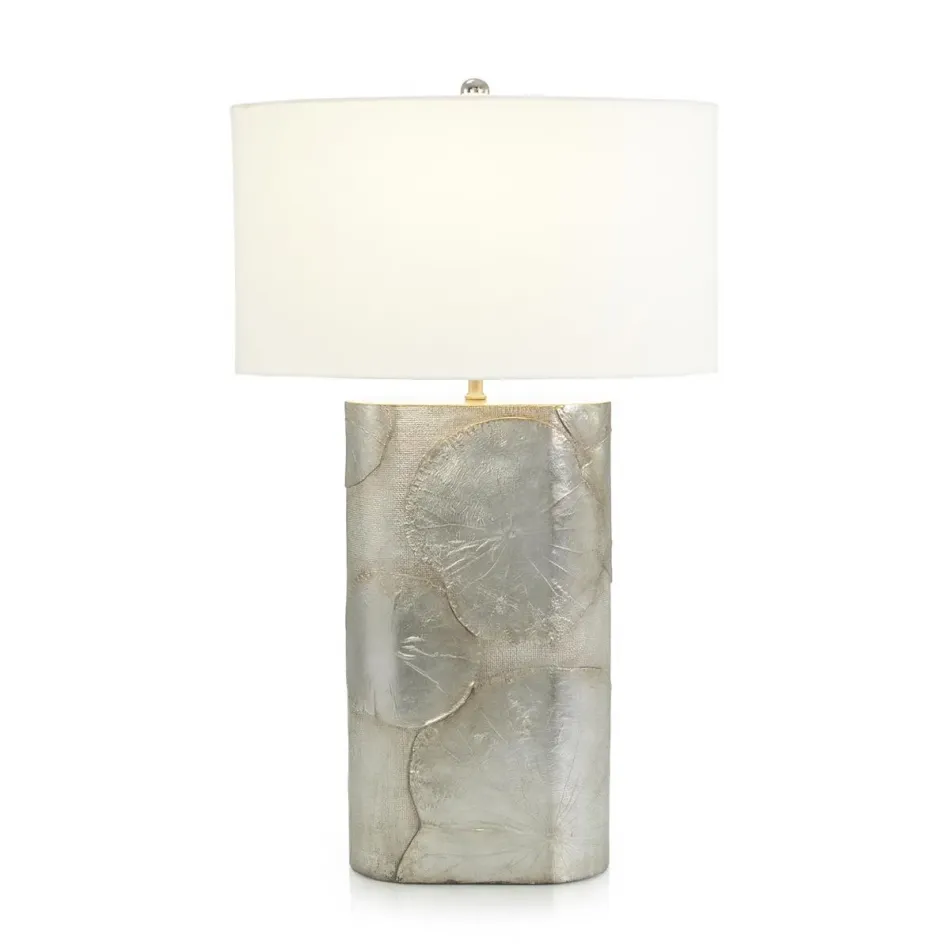 Silver Lotus Table Lamp