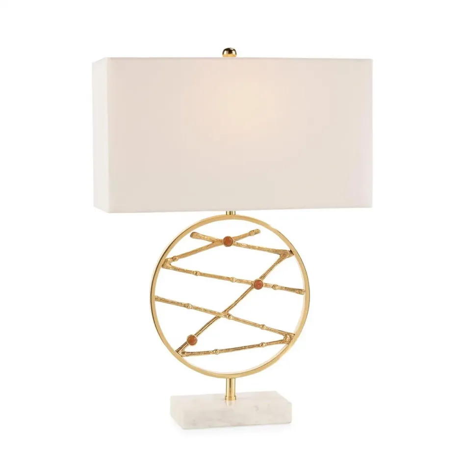 Golden Jasper Table Lamp