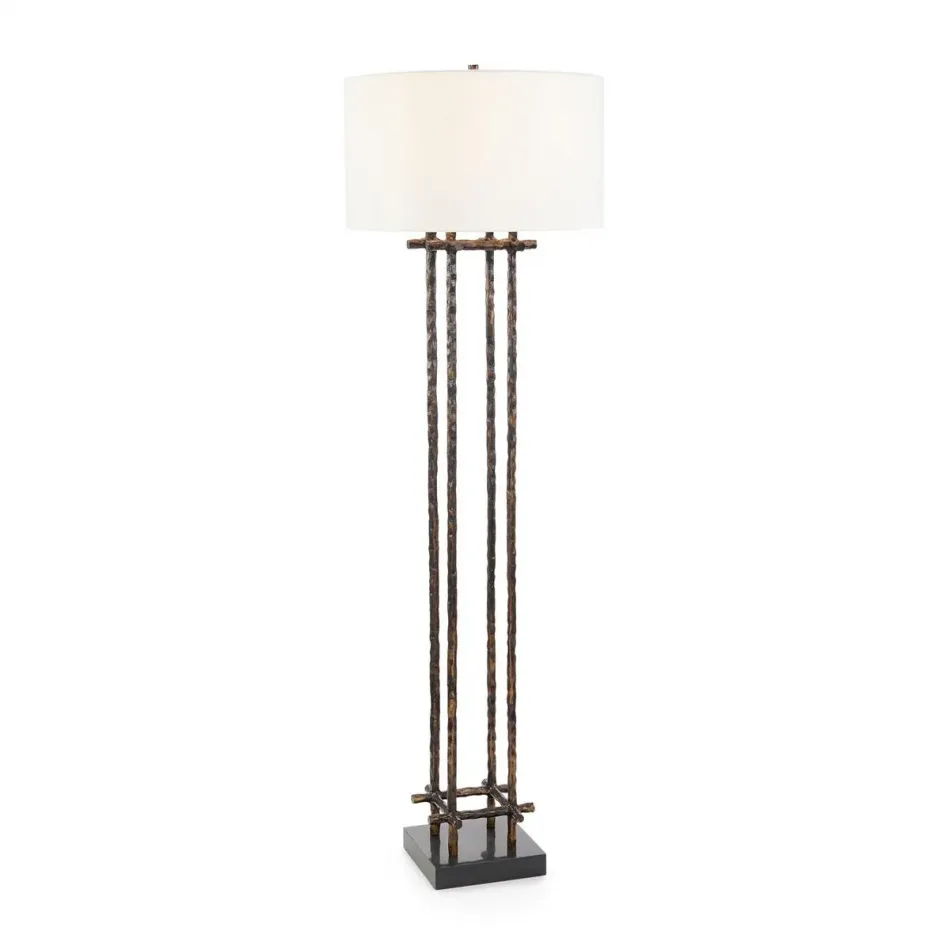 Bronze Poteau Floor Lamp