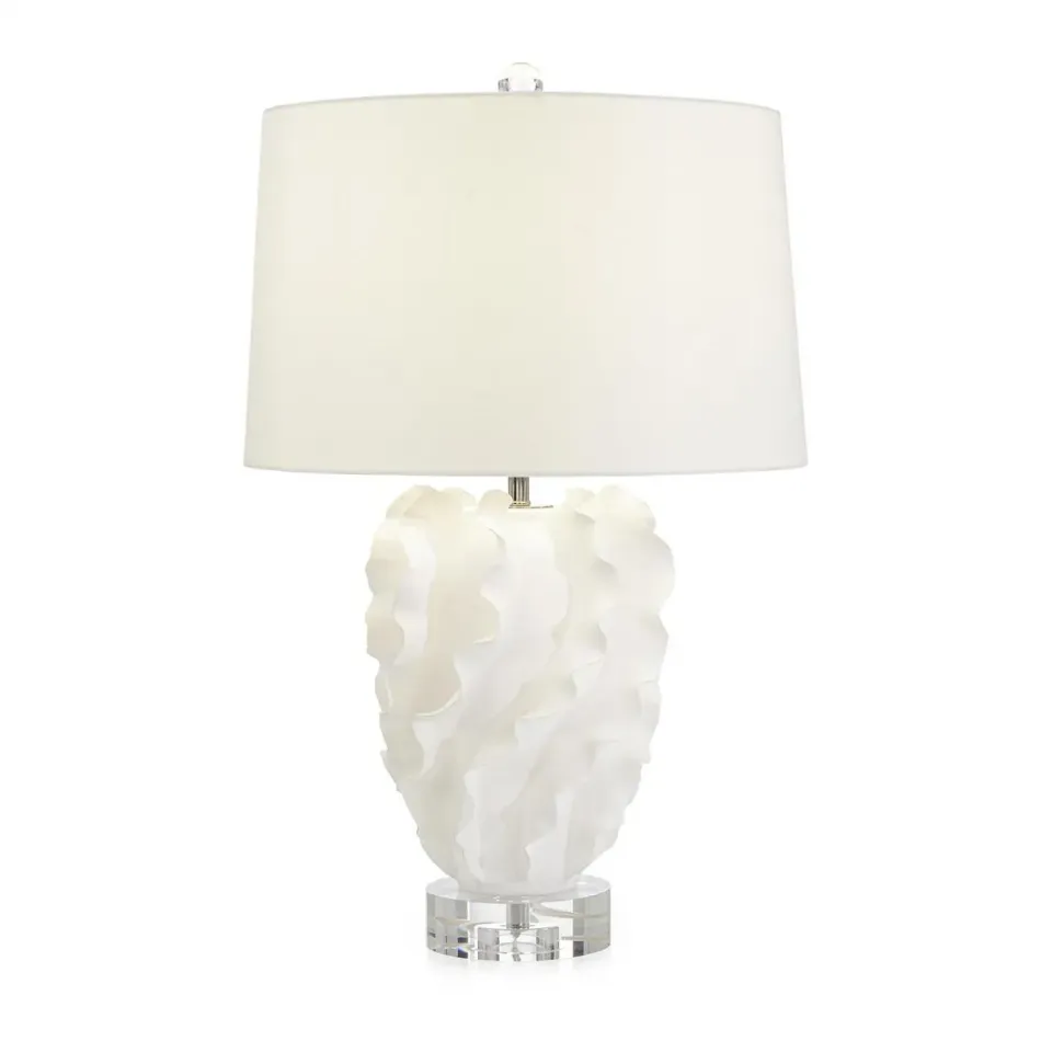 Balza Table Lamp, White
