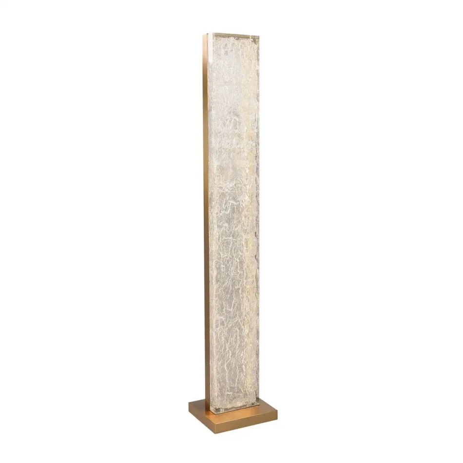 Boreal Floor Lamp, Brass