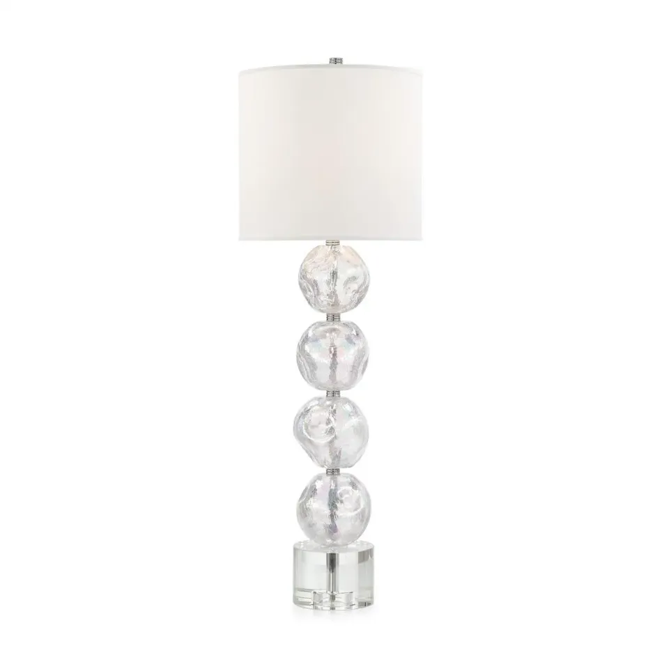 Pearlescent Glass Table Lamp