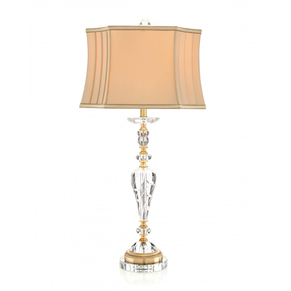 Crystal Swirl Table Lamp