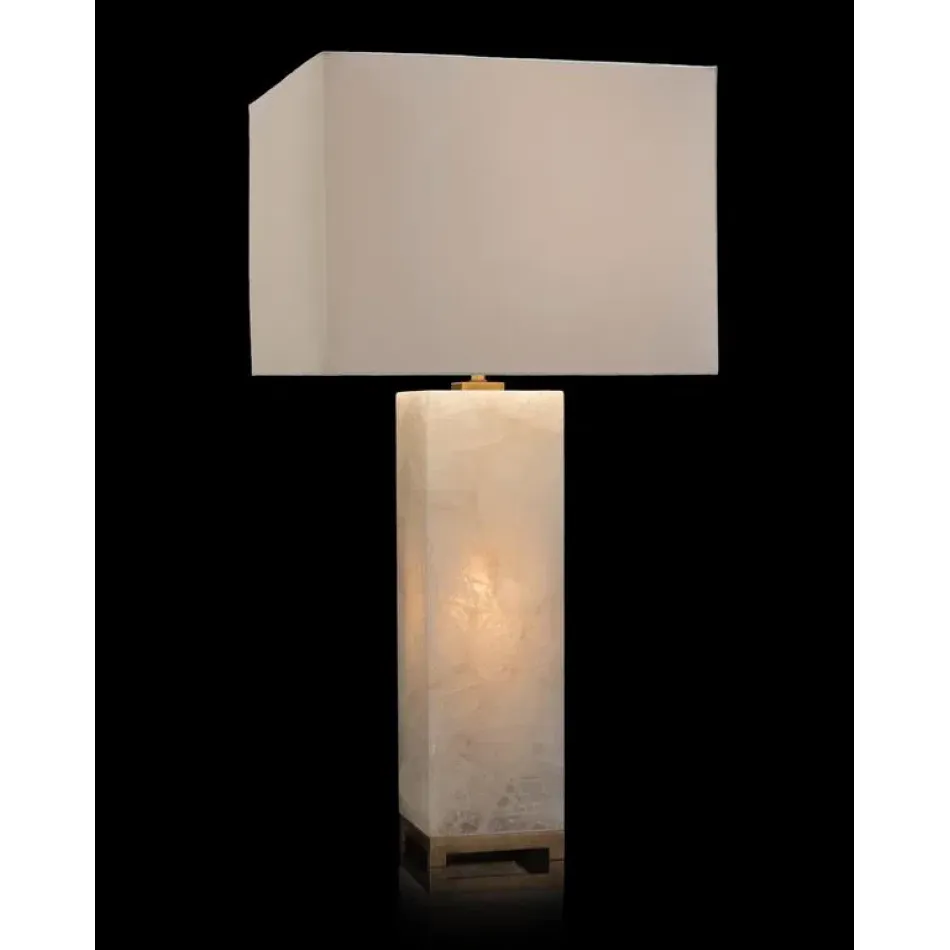 Illuminated Calcite Table Lamp