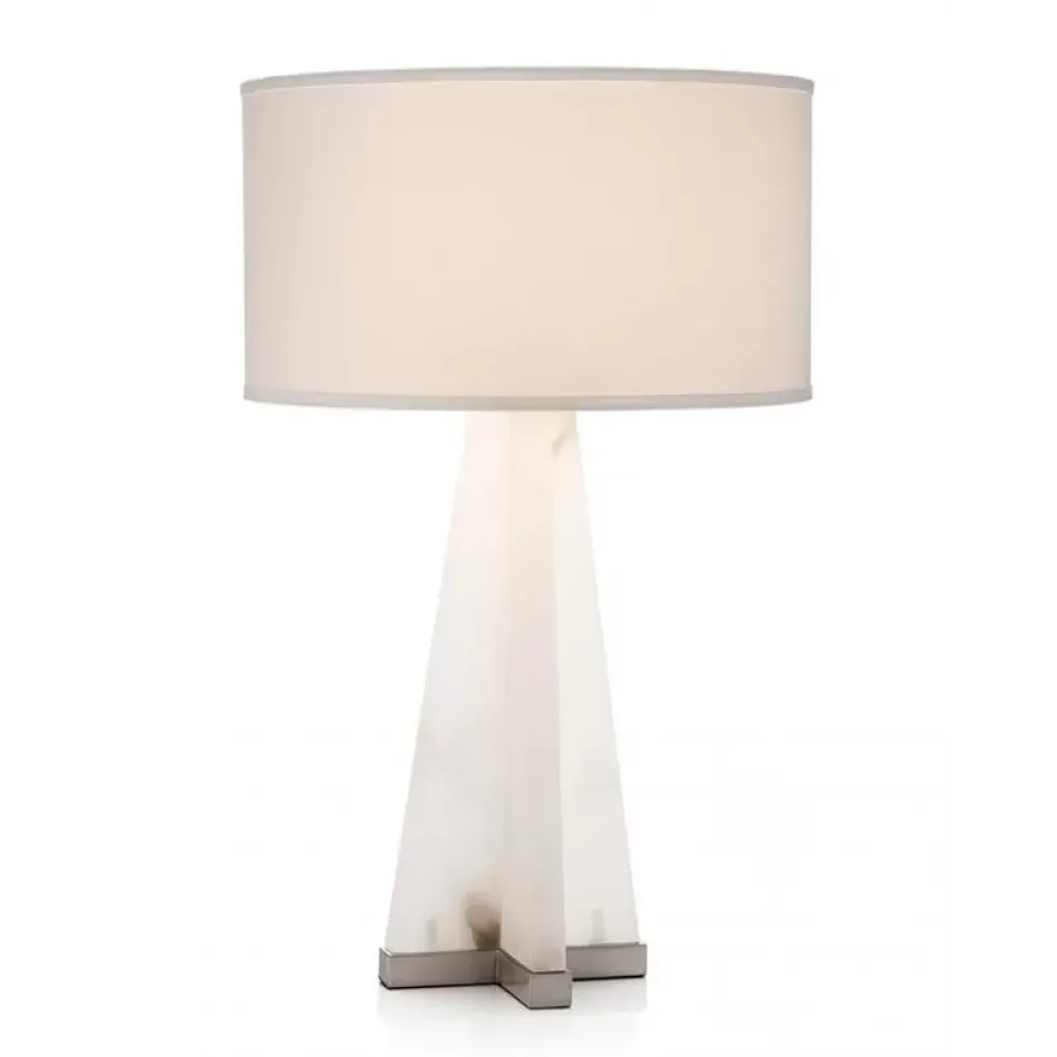Sculptural Alabaster Table Lamp
