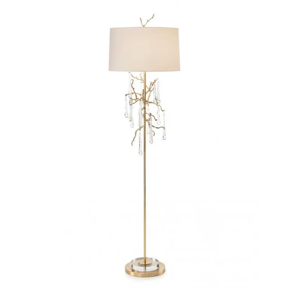 Crystal Drip Floor Lamp