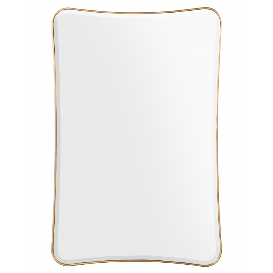 Moran Rectangular Mirror in Gold