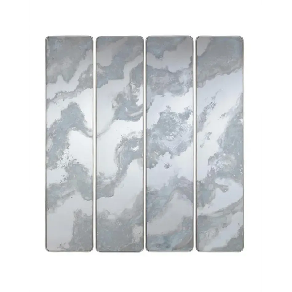 Meuse Rectangular Mirror Panels (Set of Four)