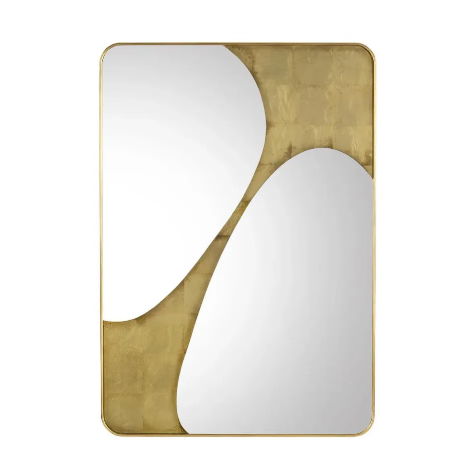 A Tale of Two Exotic Gold Rectangular Mirror