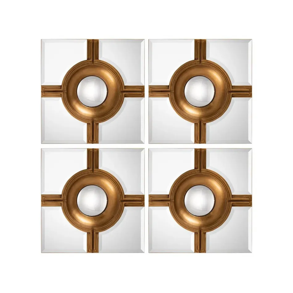 Reflections Square Mirrors (Set of Four)