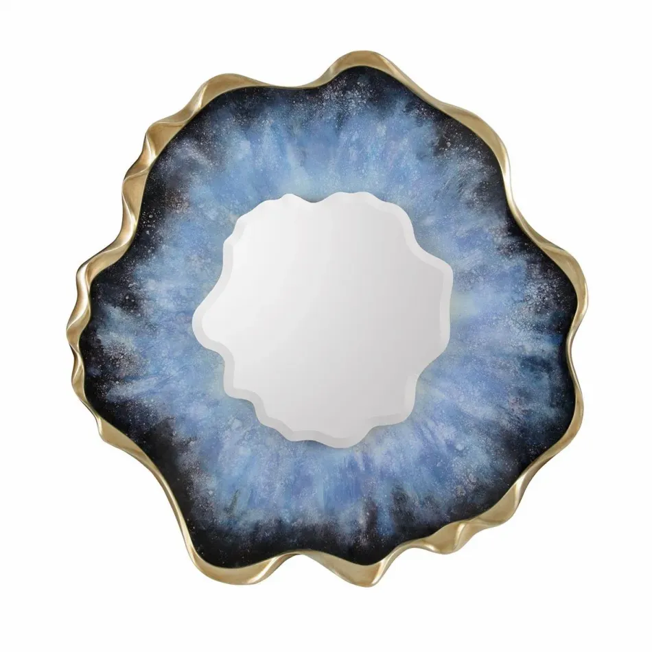 Dirillo Mirror, Blue Agate