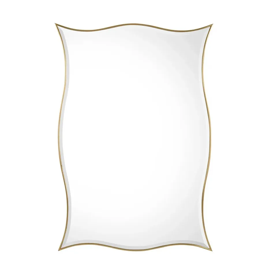 Gold Onda Mirror
