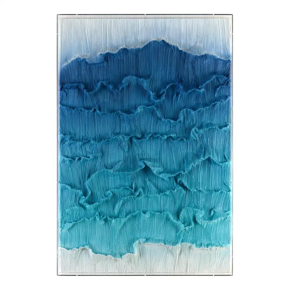 Tony Fey's Ombré Waves II 47.5"H X 31.75"W X 4"D