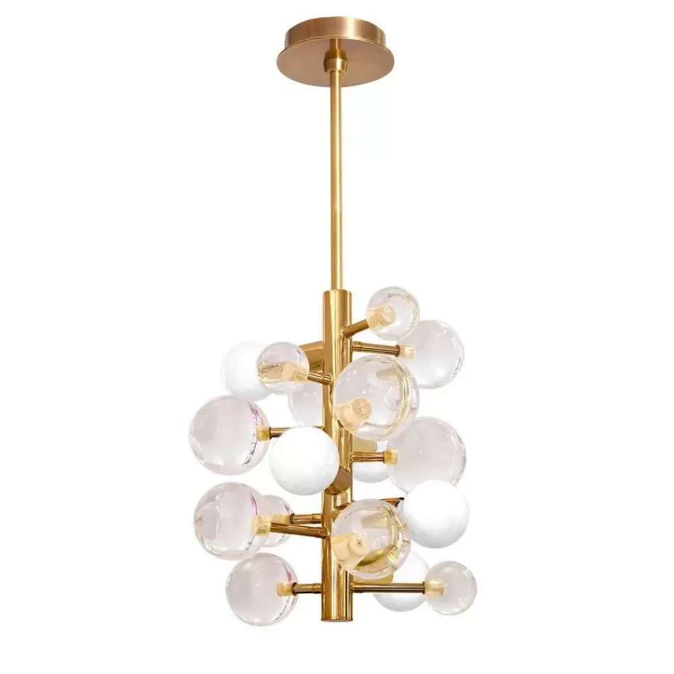 Globo 5-Light Chandelier Clear