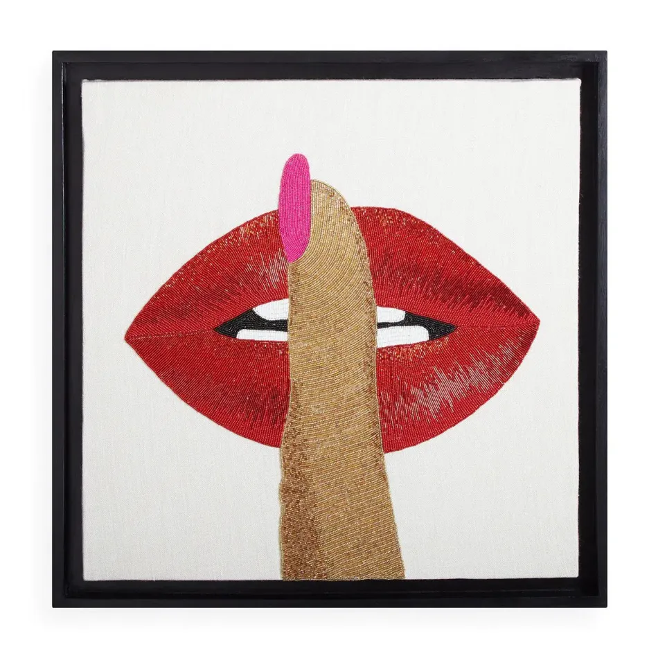 Hush Beaded Wall Art