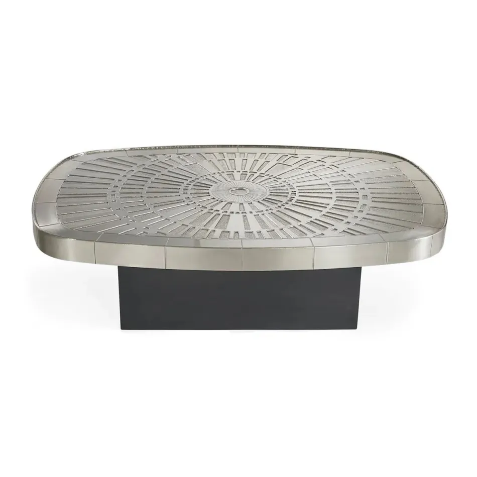 Talitha Starburst Cocktail Table Nickel