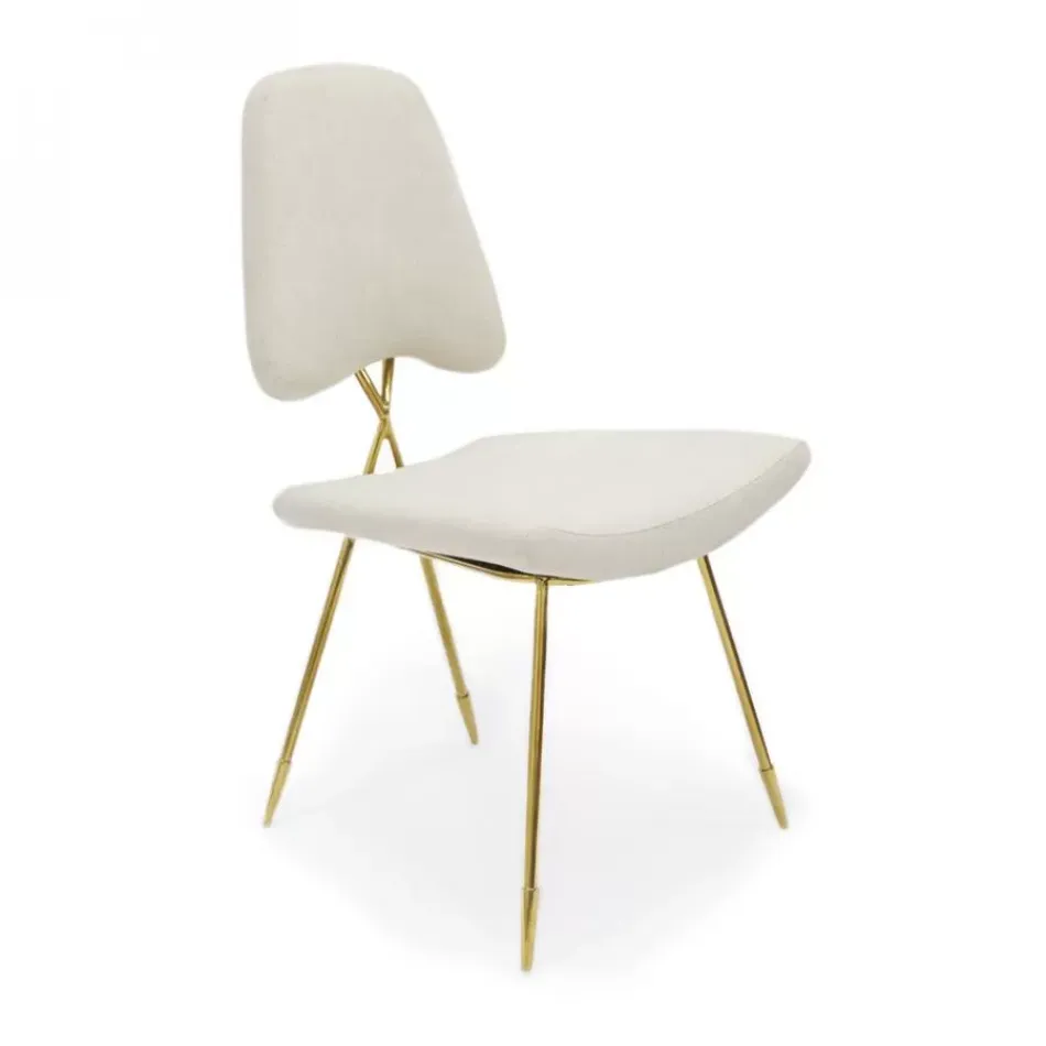 Maxime Dining Chair Belgium Stone Linen