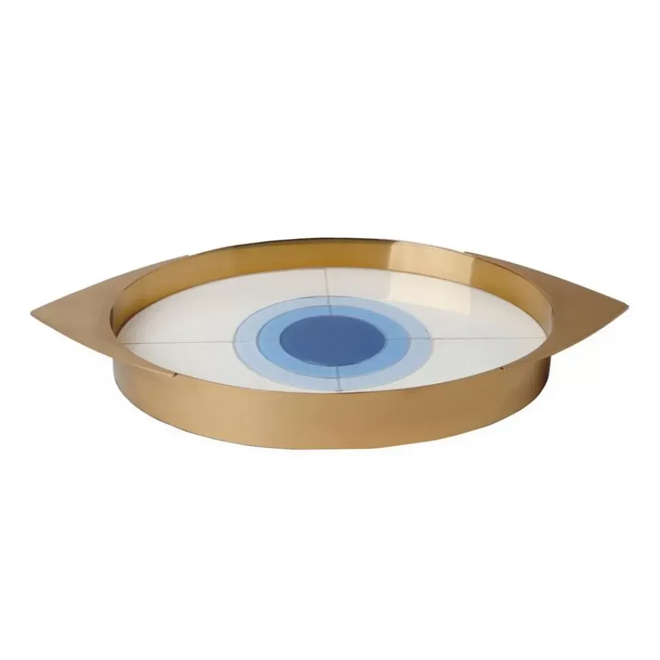 Harlequin Eye Tray Multi Blue