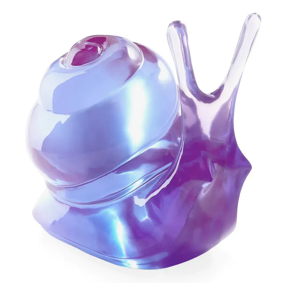 Giant Acrylic Snail Purple