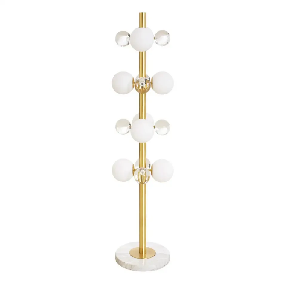 Globo Floor Lamp - Brass