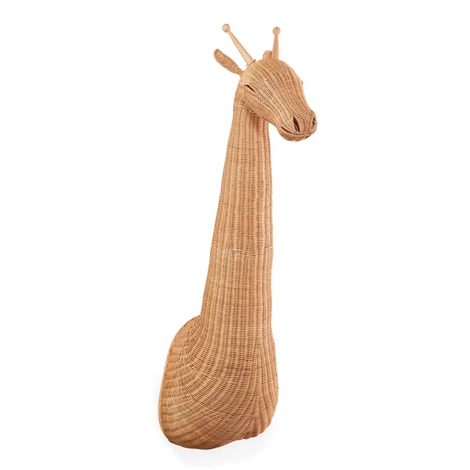 Wicker Giraffe Wall Art