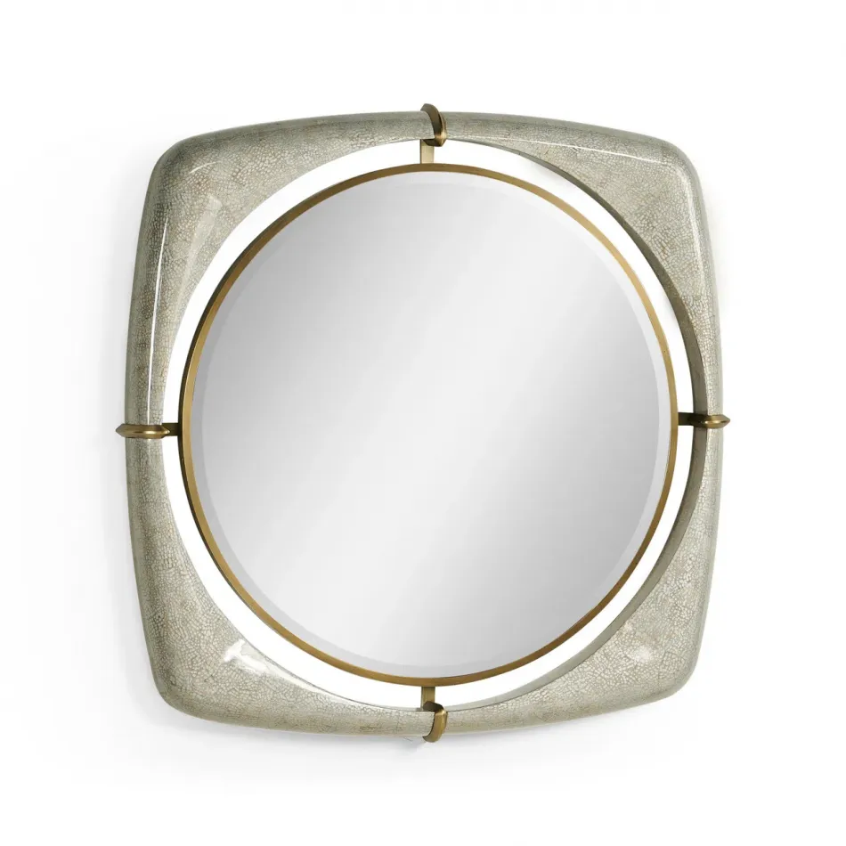 Toulouse Eggshell Mirror 42"
