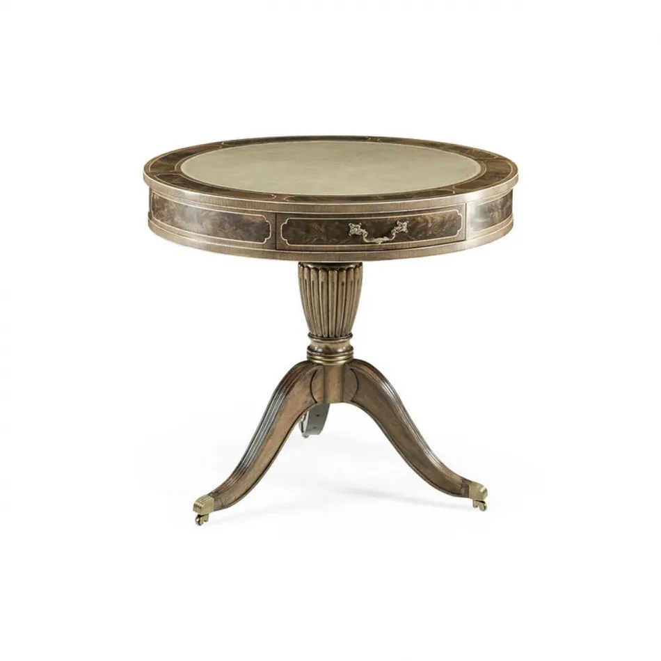 Buckingham Bleached Mahogany Drum Table