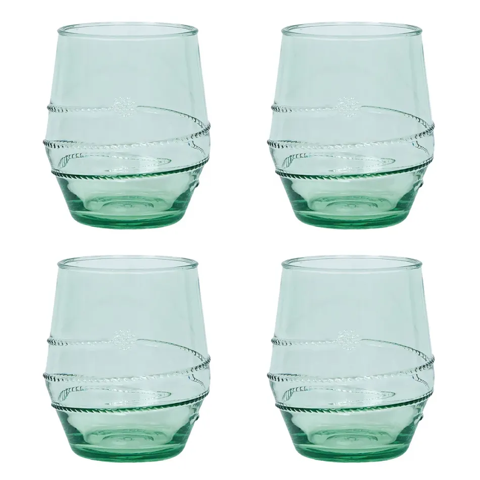 Amalia Acrylic Small Tumbler Set of 4 - Seagrass