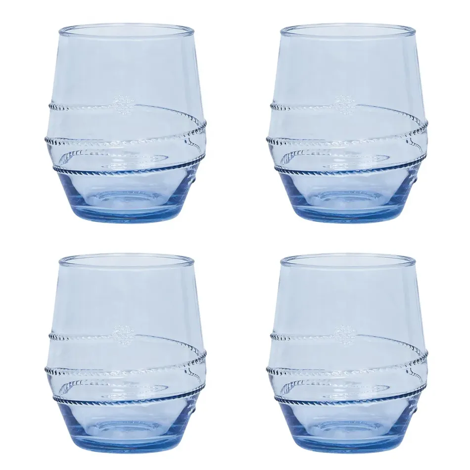 Amalia Acrylic Small Tumbler Set of 4 - Ocean