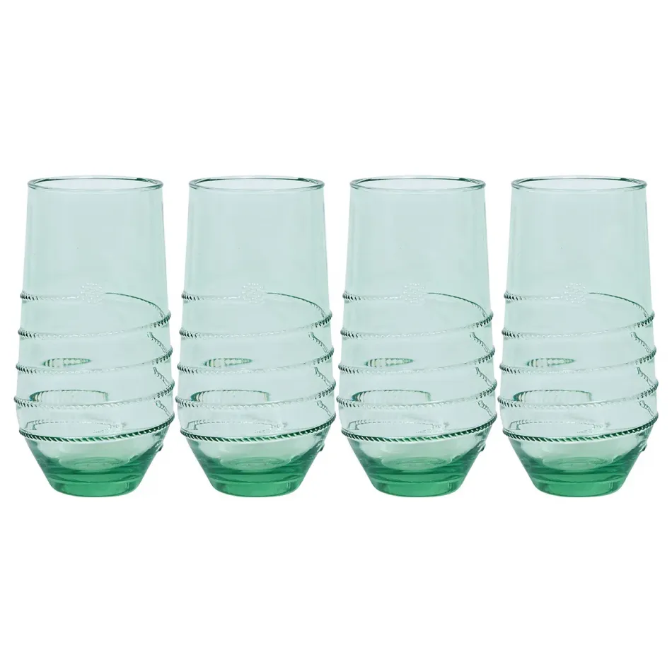 Amalia Acrylic Large Tumbler Set of 4 - Seagrass