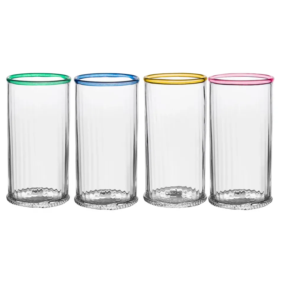 Nell Highball Assorted Set of 4 - Multi