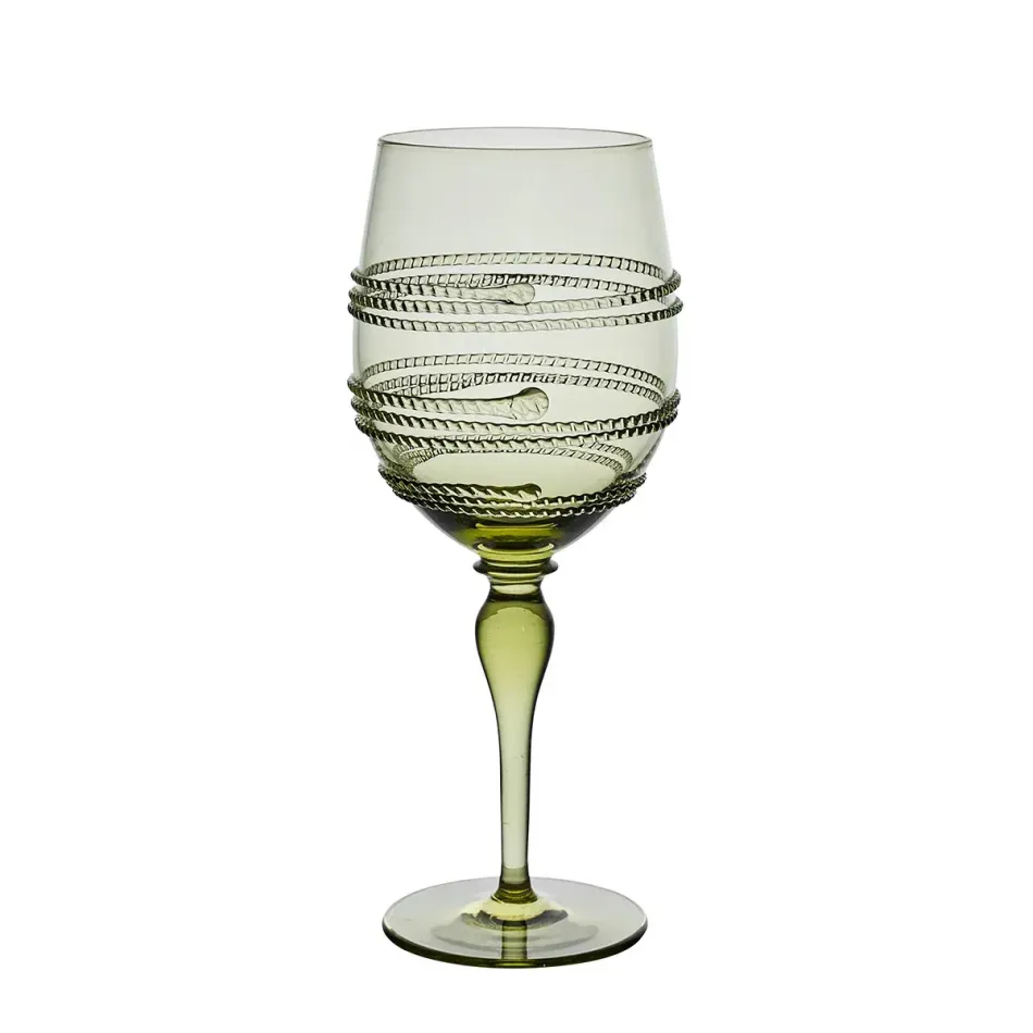 Ella Green Wine Glass