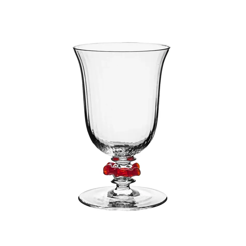 Nell Ruby Ruffle Goblet
