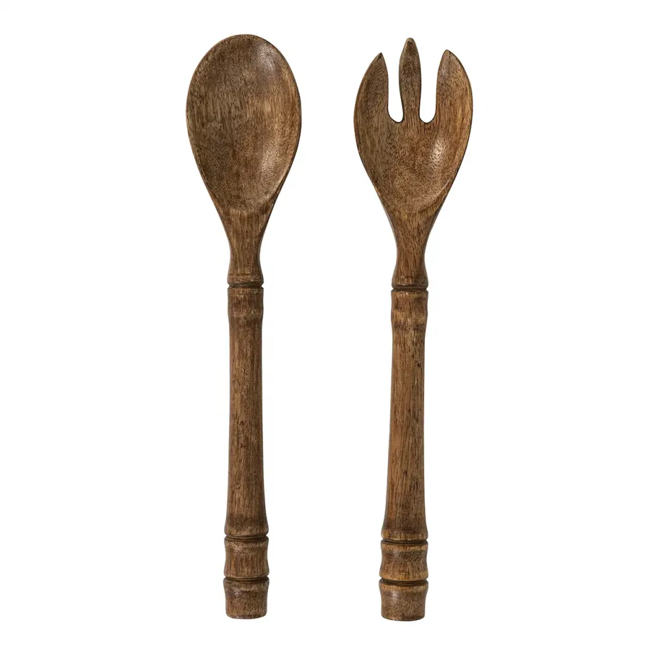 Bilbao Wood Salad Server Set of 2 Pc