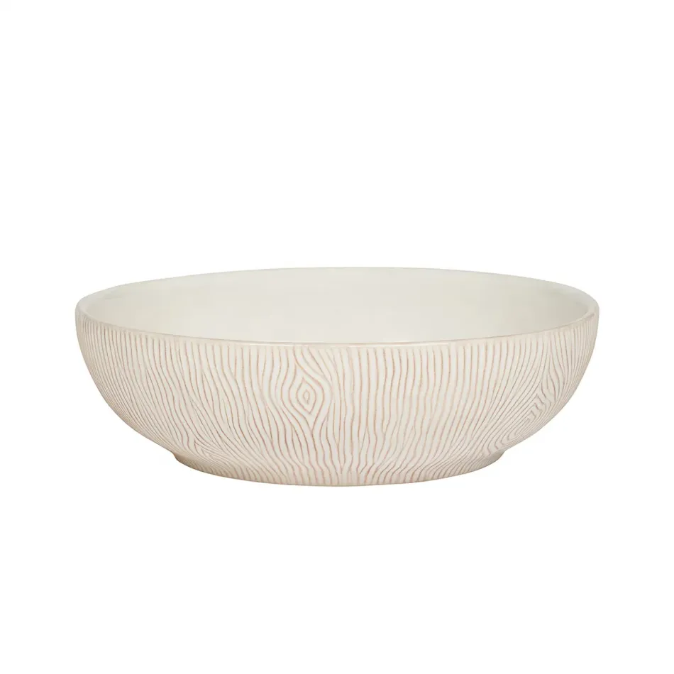 Blenheim Oak Coupe Bowl Whitewash