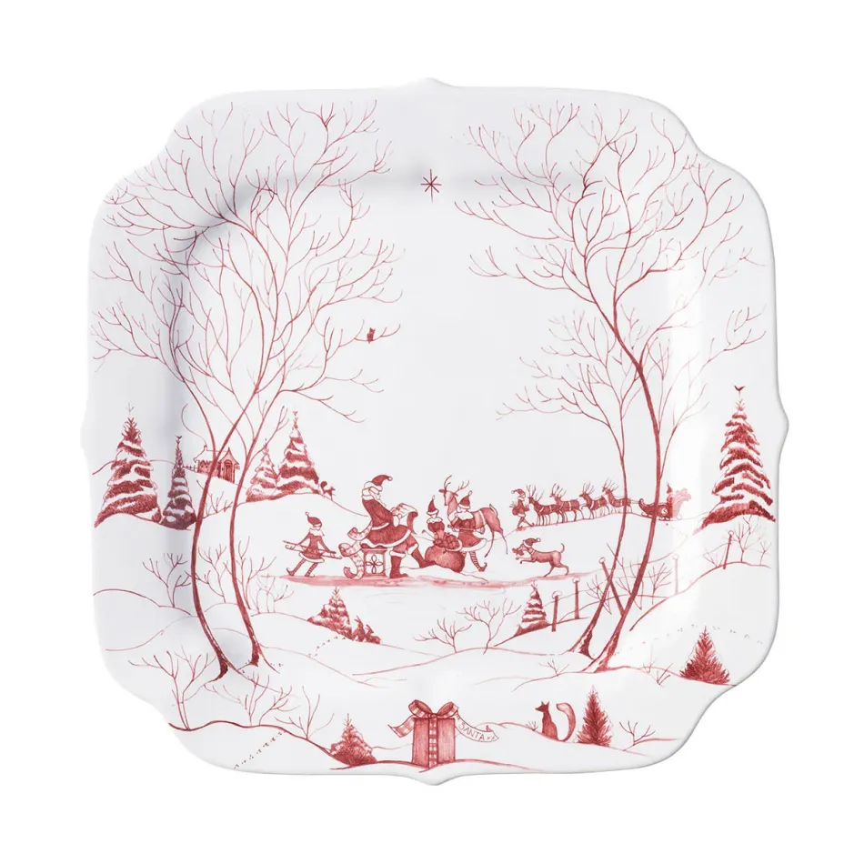 Country Estate Winter Frolic Ruby 12" Cookie Tray