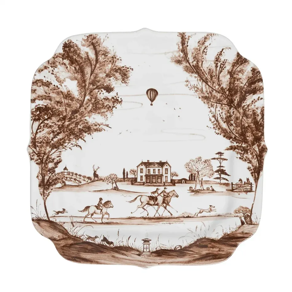 Country Estate Sepia Harvest Tray 12"