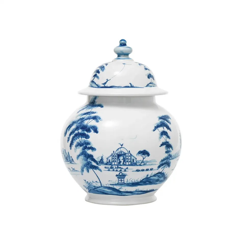 Country Estate Delft Blue 10" Ginger Jar