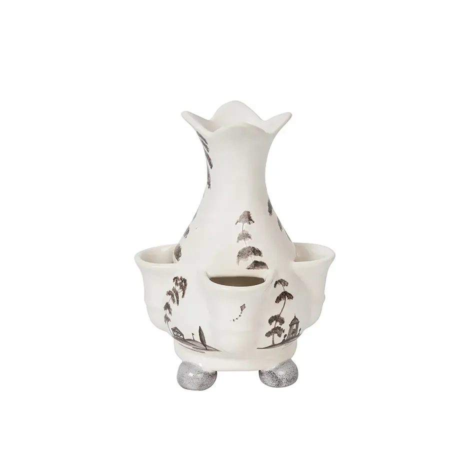 Country Estate 6" Tulipiere Vase - Flint Grey