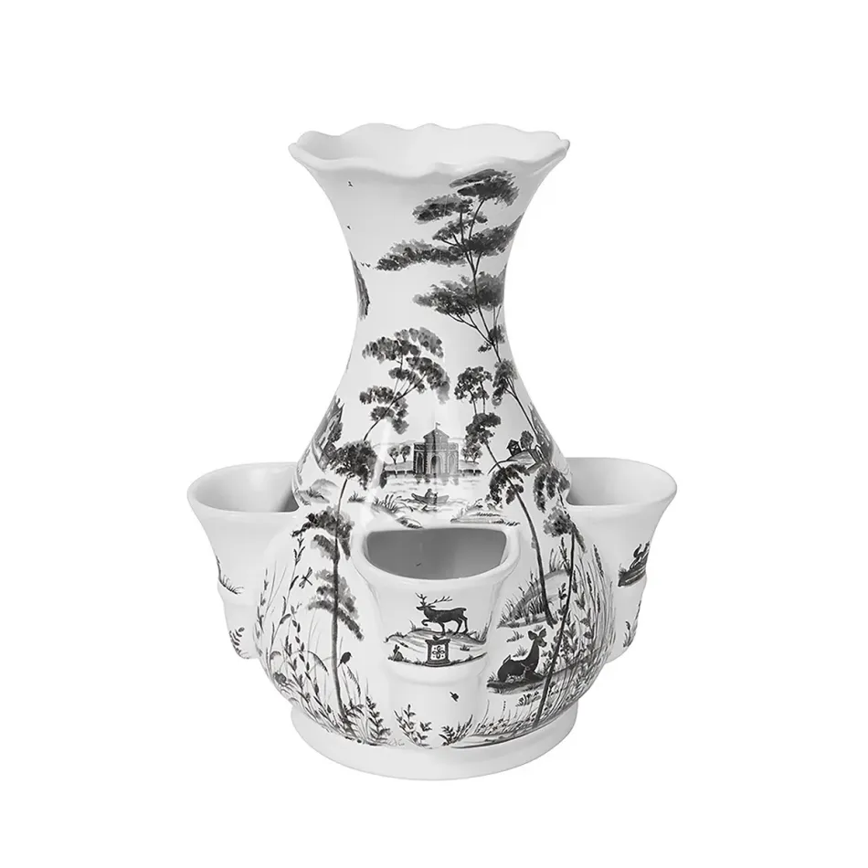 Country Estate 11.5" Tulipiere Vase- Flint Grey