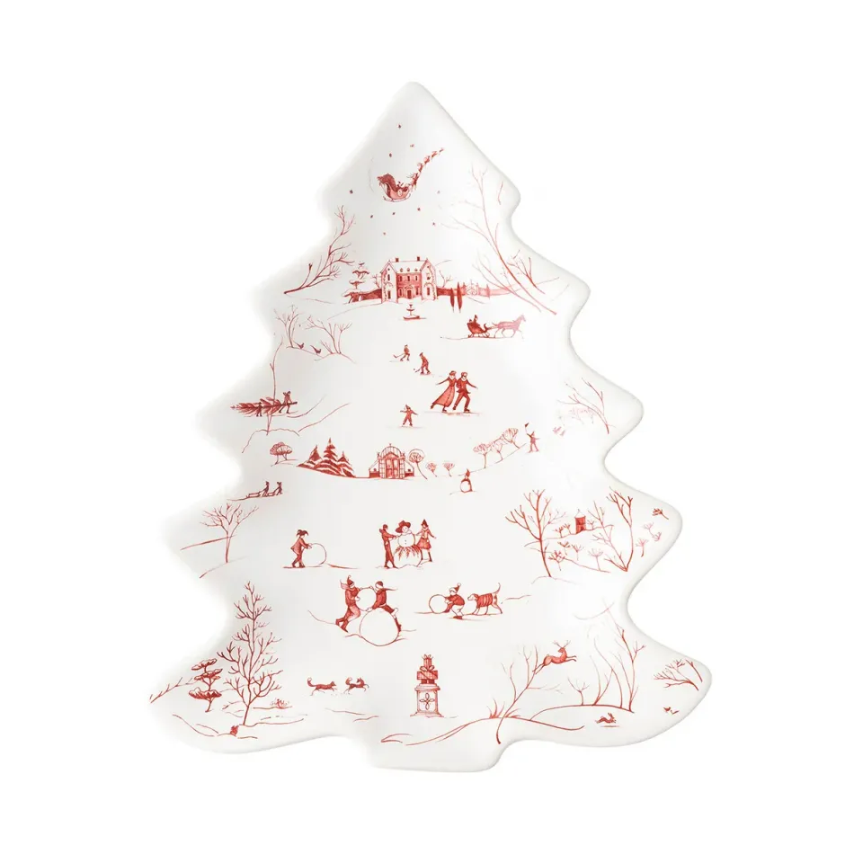 Country Estate Winter Frolic 10" Tree Tray