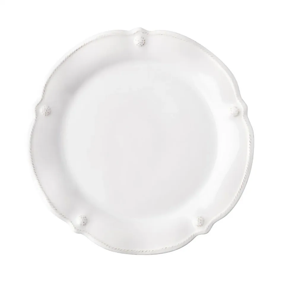 Berry & Thread Flared Whitewash Dessert/Salad Plate