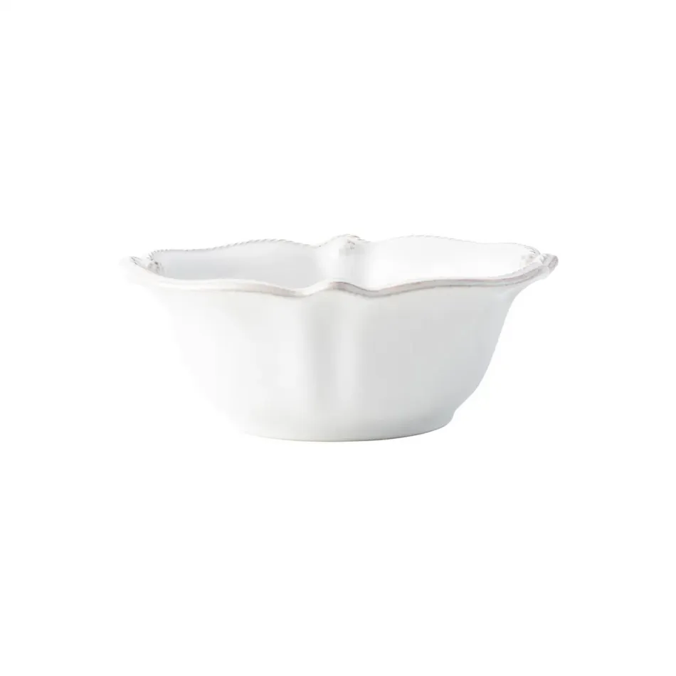 Berry & Thread Whitewash Flared Cereal/Ice Cream Bowl