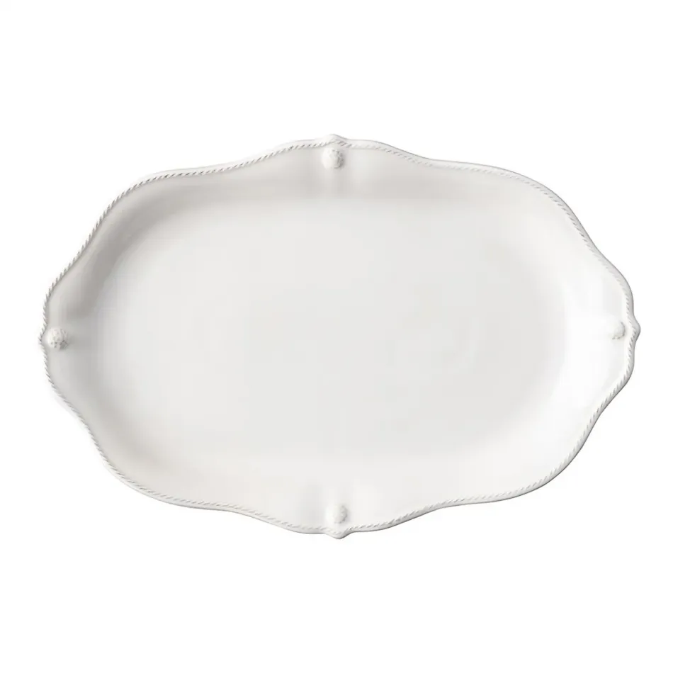 Berry & Thread 16" Platter - Whitewash