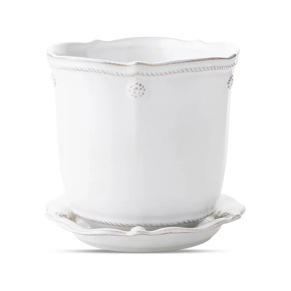 Berry & Thread Whitewash 5" Planter