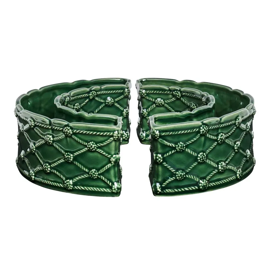 Berry & Thread Basil Parterre Garden Half Circle Vase Petite Set of 2